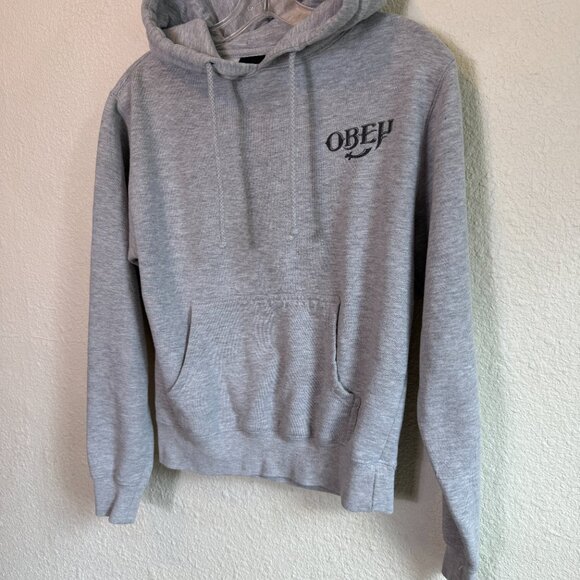 OBEY Hoodie \\ Gray w/ Elephants // Size Small \\ Hindu - Picture 4 of 10